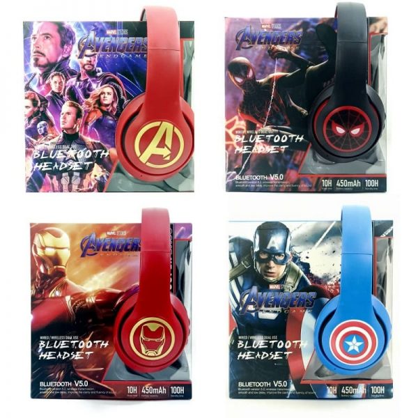 Audifonos Bluetooth V5.0 Avengers- Spiderman